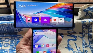 ال جی وینگ؛ پرواز LG با گوشی بالداری که 2 صفحه نمایش دارد!