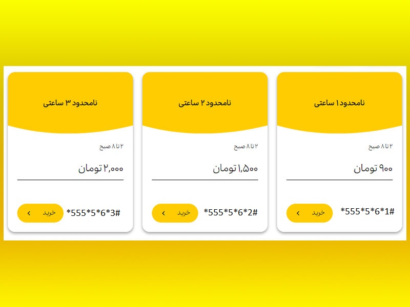 کد خرید بسته های ترکیبی ایرانسل