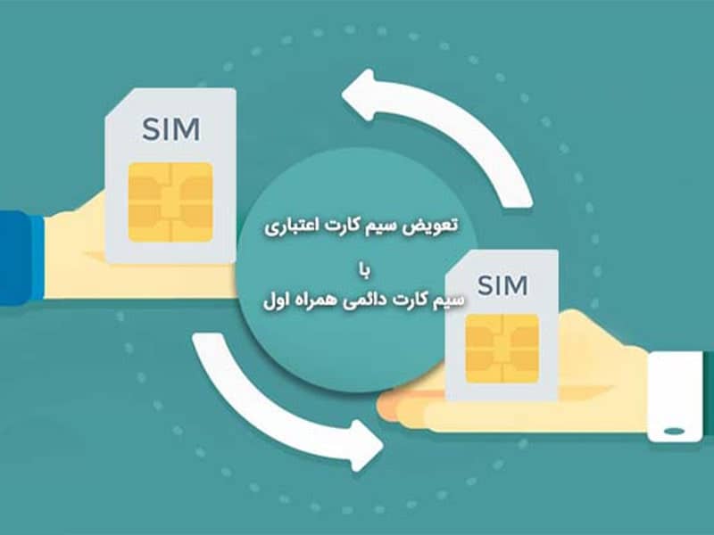 تبدیل سیم کارت اعتباری به دائمی ایرانسل قسطی